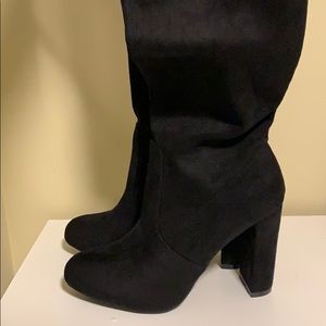 Brand new black high knee boots